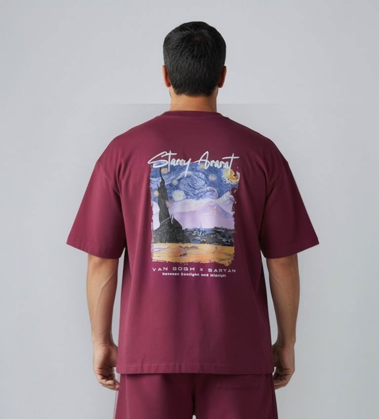 Armenoid Van Gogh & Saryan – Starry Ararat T-shirt