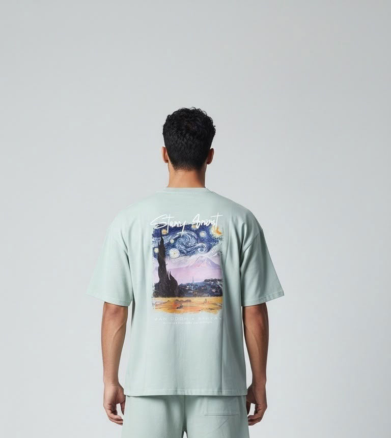 Armenoid Van Gogh & Saryan – Starry Ararat T-shirt