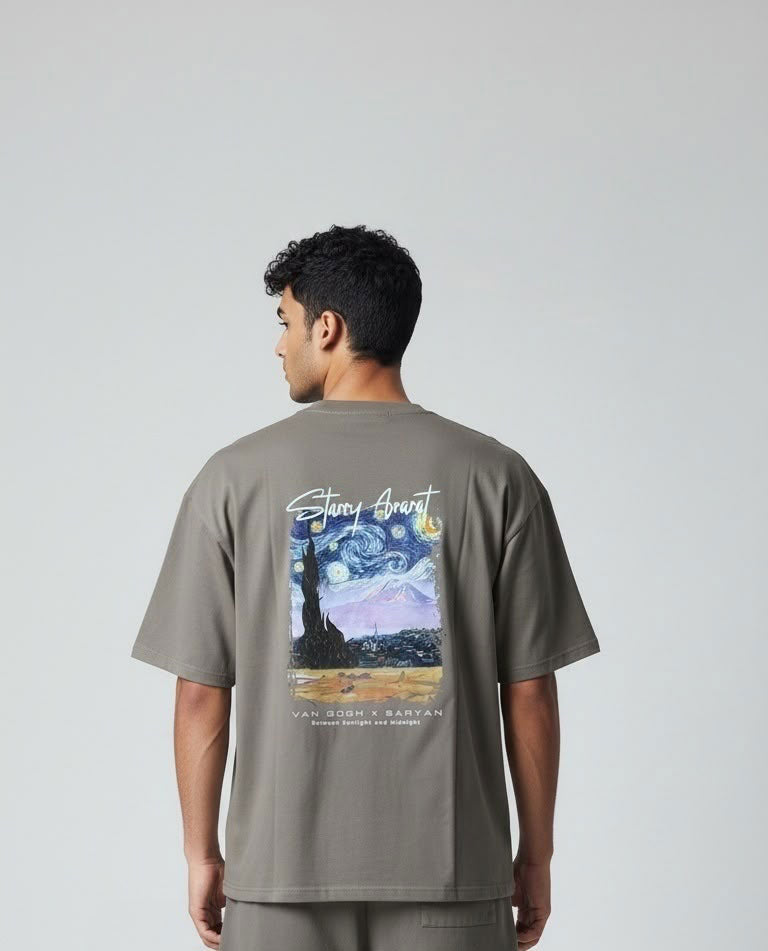 Armenoid Van Gogh & Saryan – Starry Ararat T-shirt